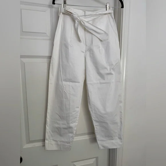 Kate Spade Poplin white cropped pants size 0 - Picture 6 of 12